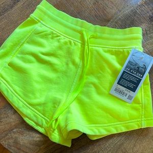 Lululemon Inner Glow HR Short 3” Neon Wash